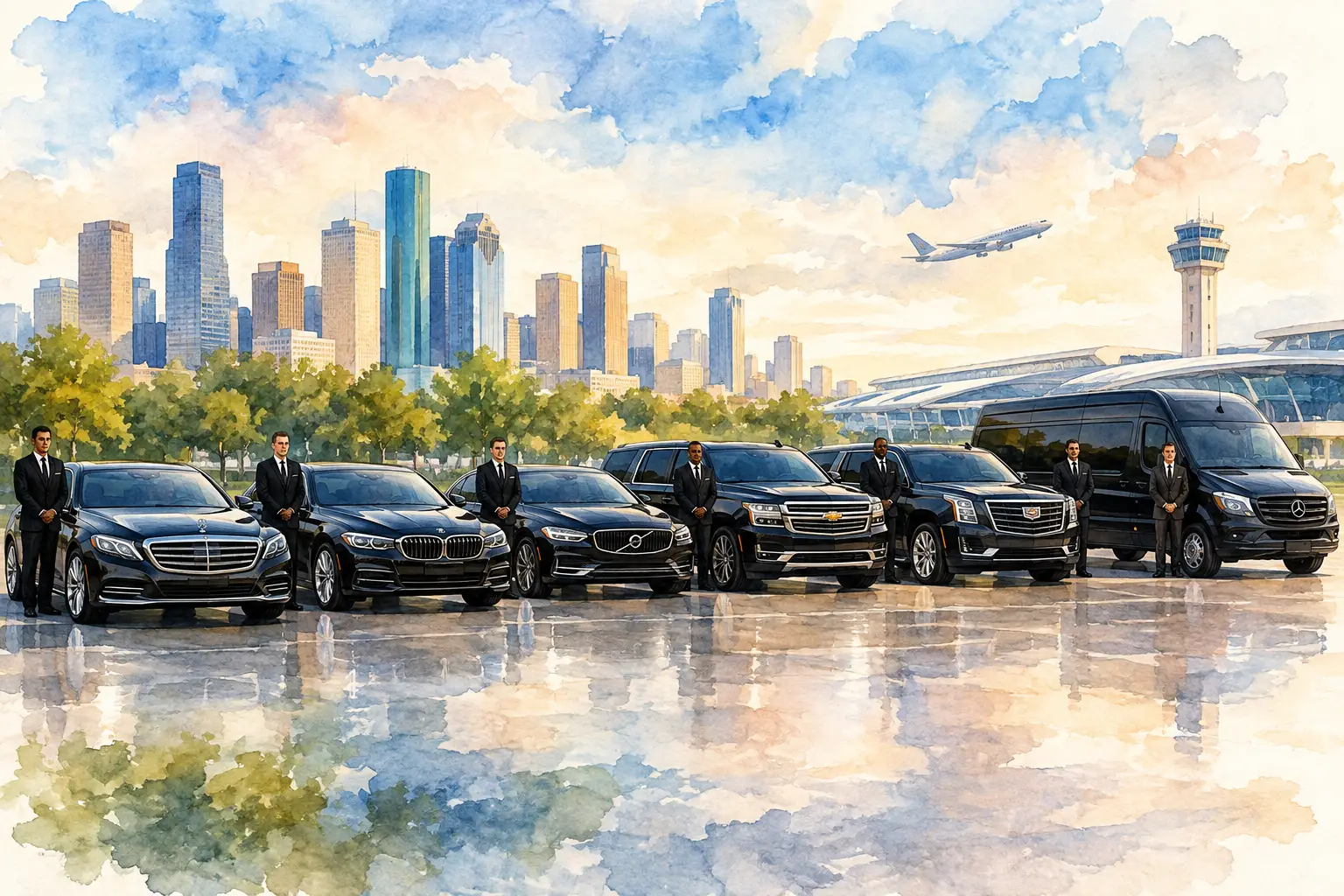 Houston Van Service for IAH Airport Transfer